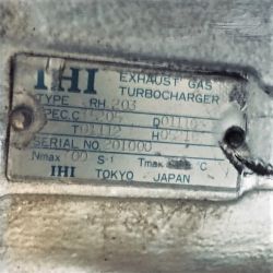 IHI RH203 TURBOCHARGER X 2